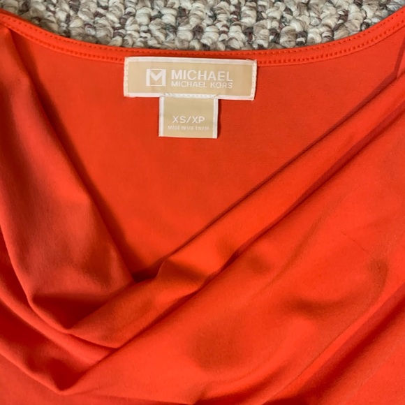 Michael Kors Orange Side Zip Dress XS - Picture 2 of 3